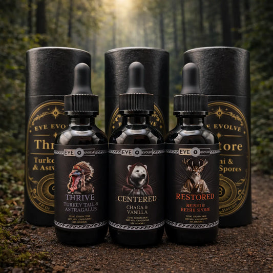 Eye Evolve Initiation daily mushroom supplement set