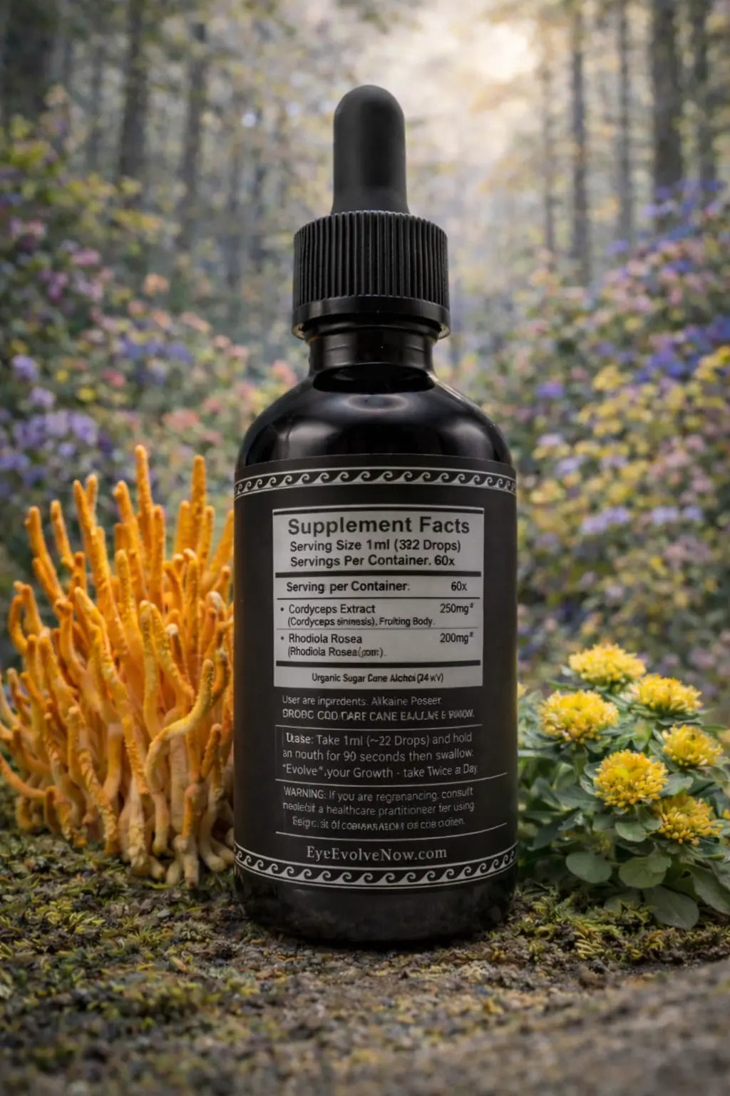 eye evolve charged supplement fact label 